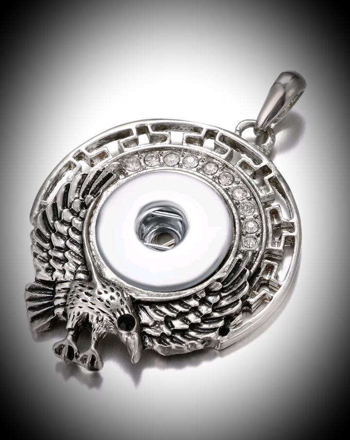 Patriotic USA snaps and pendants 18mm