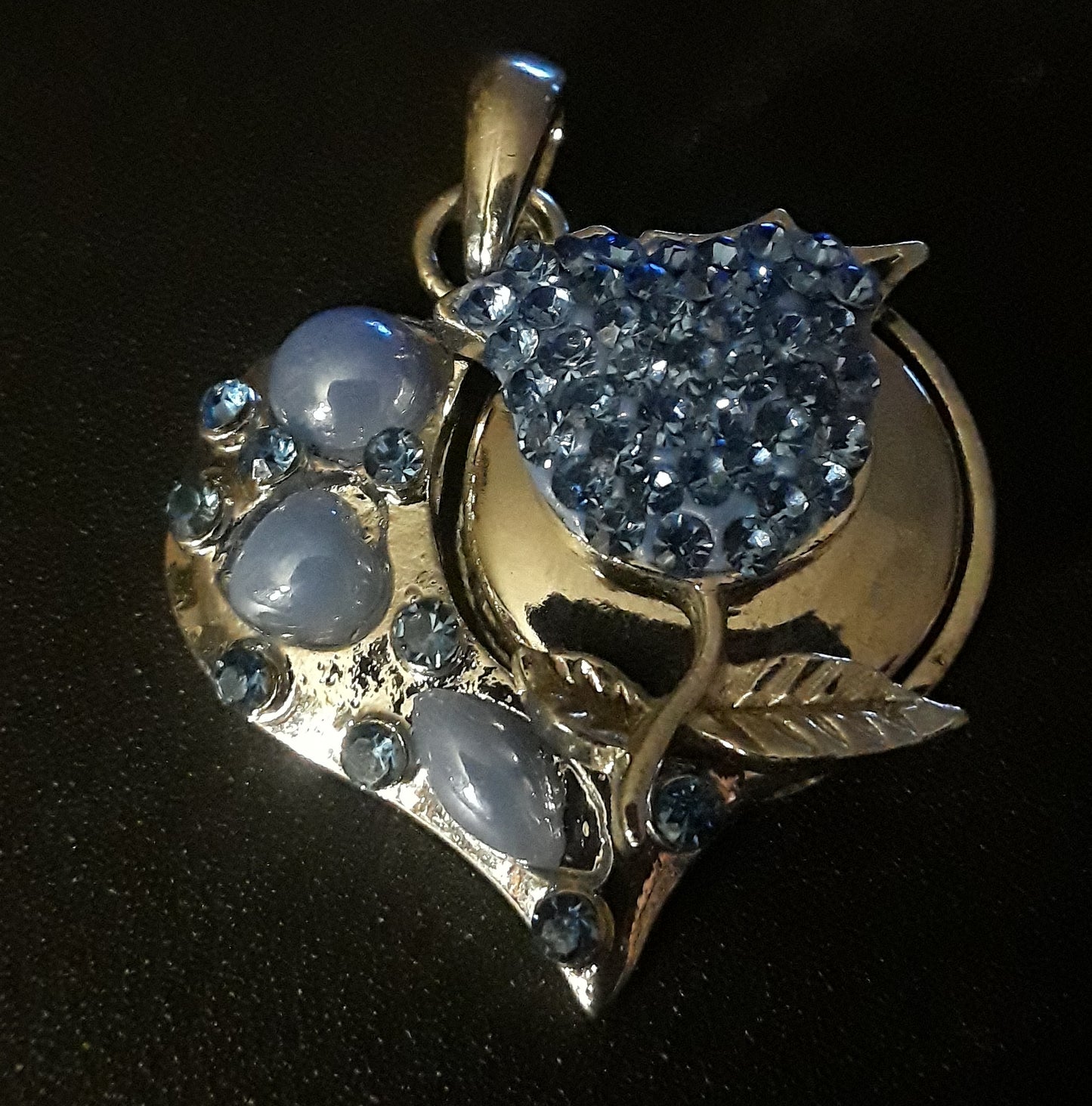 18 mm noosa snap heart pendant