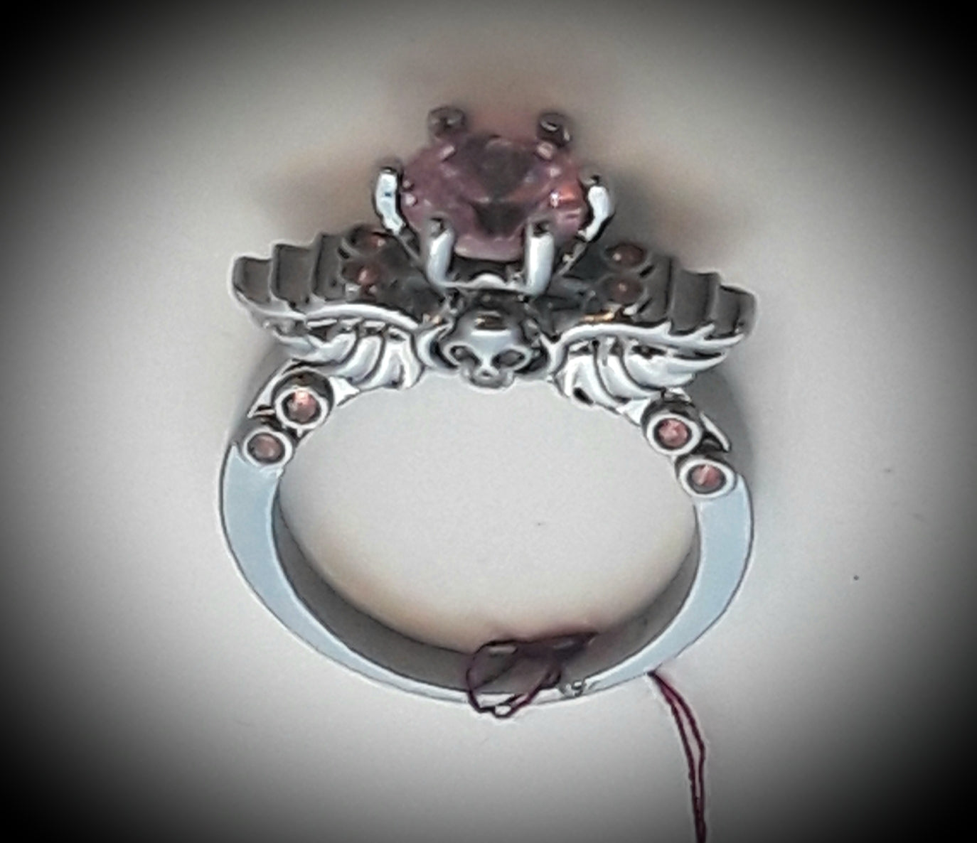 Angel wings and skull ring 3 different color tones all size 9