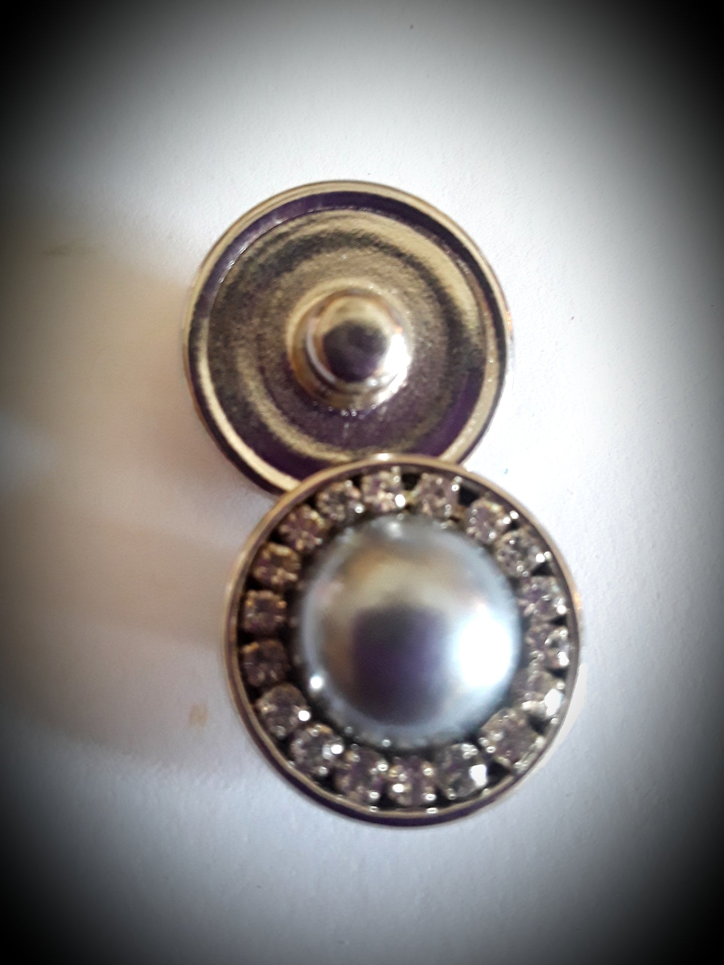 HOT NEW SNAP AND SWITCH 18mm Snaps multiple colors Fashion pearl with rhinestones