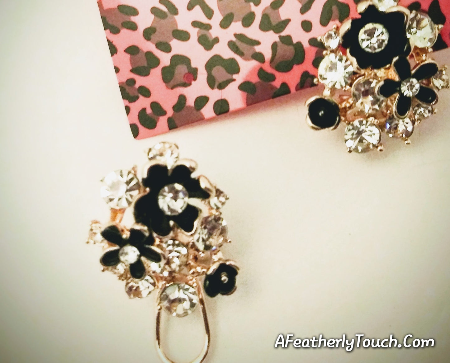 Beautiful and Unique Betsey Johnson Zebra Broach/Pendant