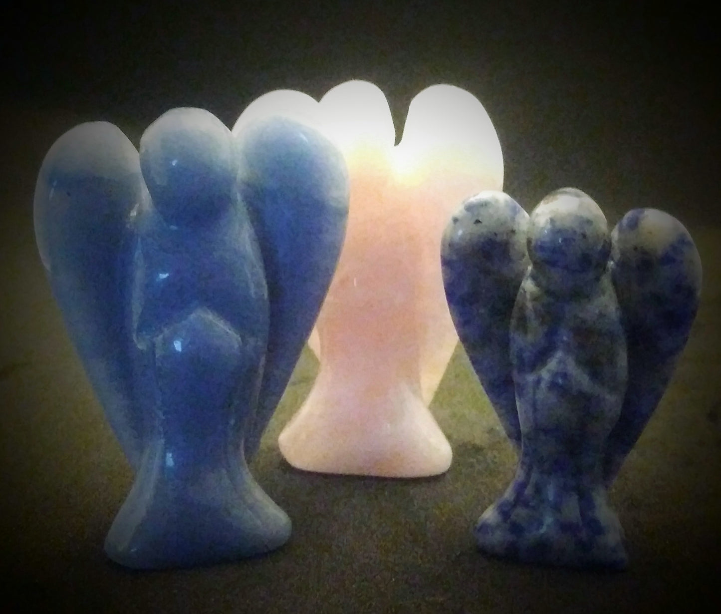 Crystal Angels Rose Quartz, Lapis, Blue Agate