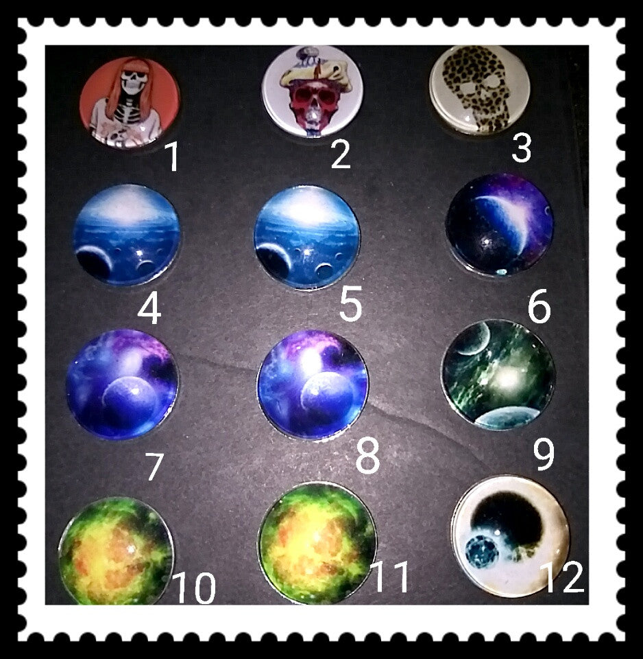 18mm Galaxy snaps for snap it switch it jewelry