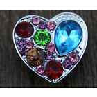 HOT NEW SNAP AND SWITCH 18mm Snaps multiple colors Rhinestone hearts
