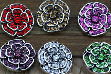HOT NEW FASHION SNAP AND SWITCH 18mm Snap flowers in multiple colors