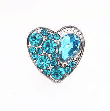 HOT NEW SNAP AND SWITCH 18mm Snaps multiple colors Rhinestone hearts