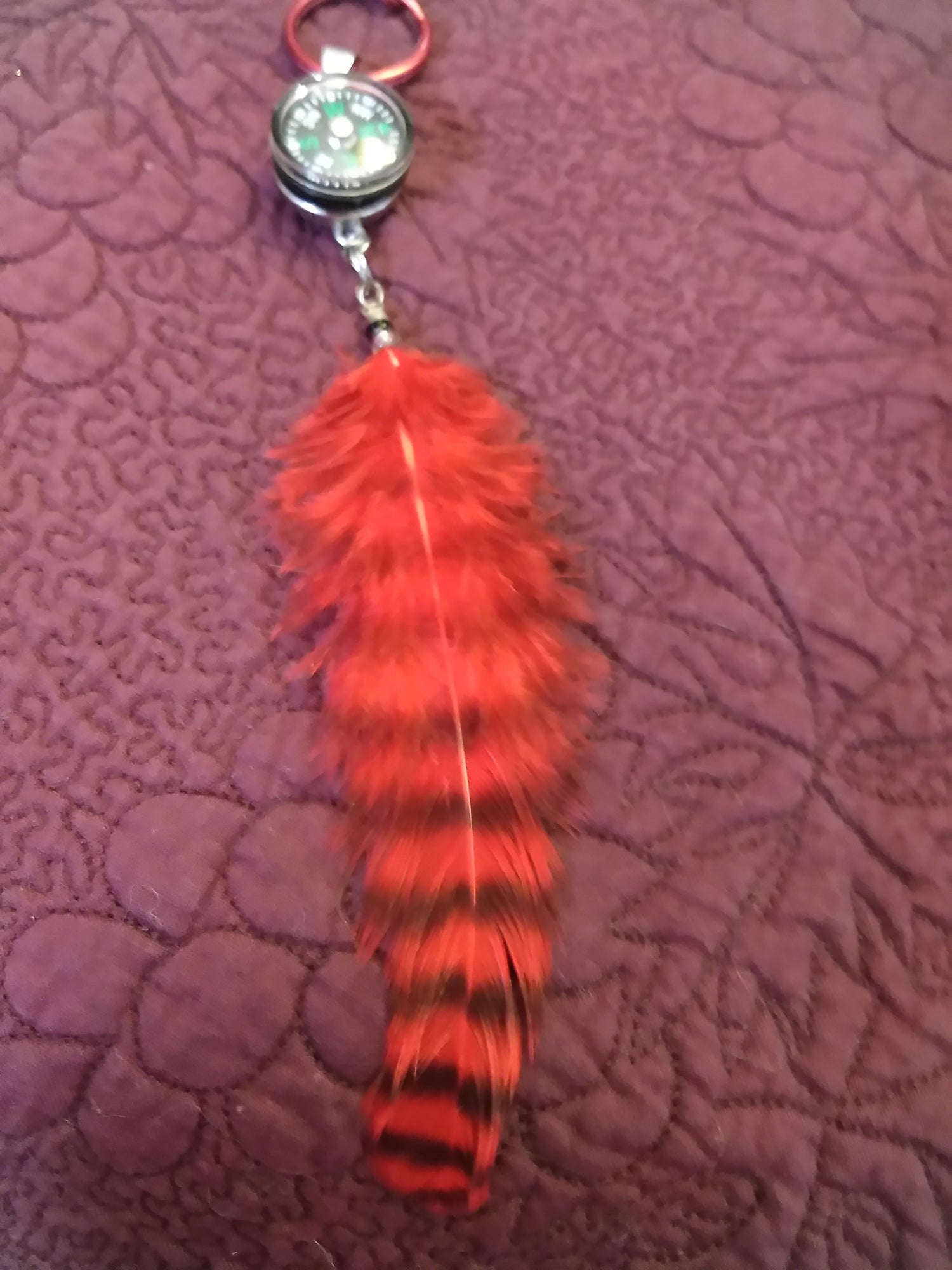 Feather clips and jewelry