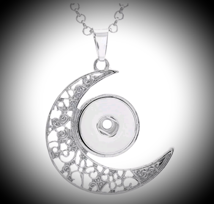 18mm noosa snap moon pendant