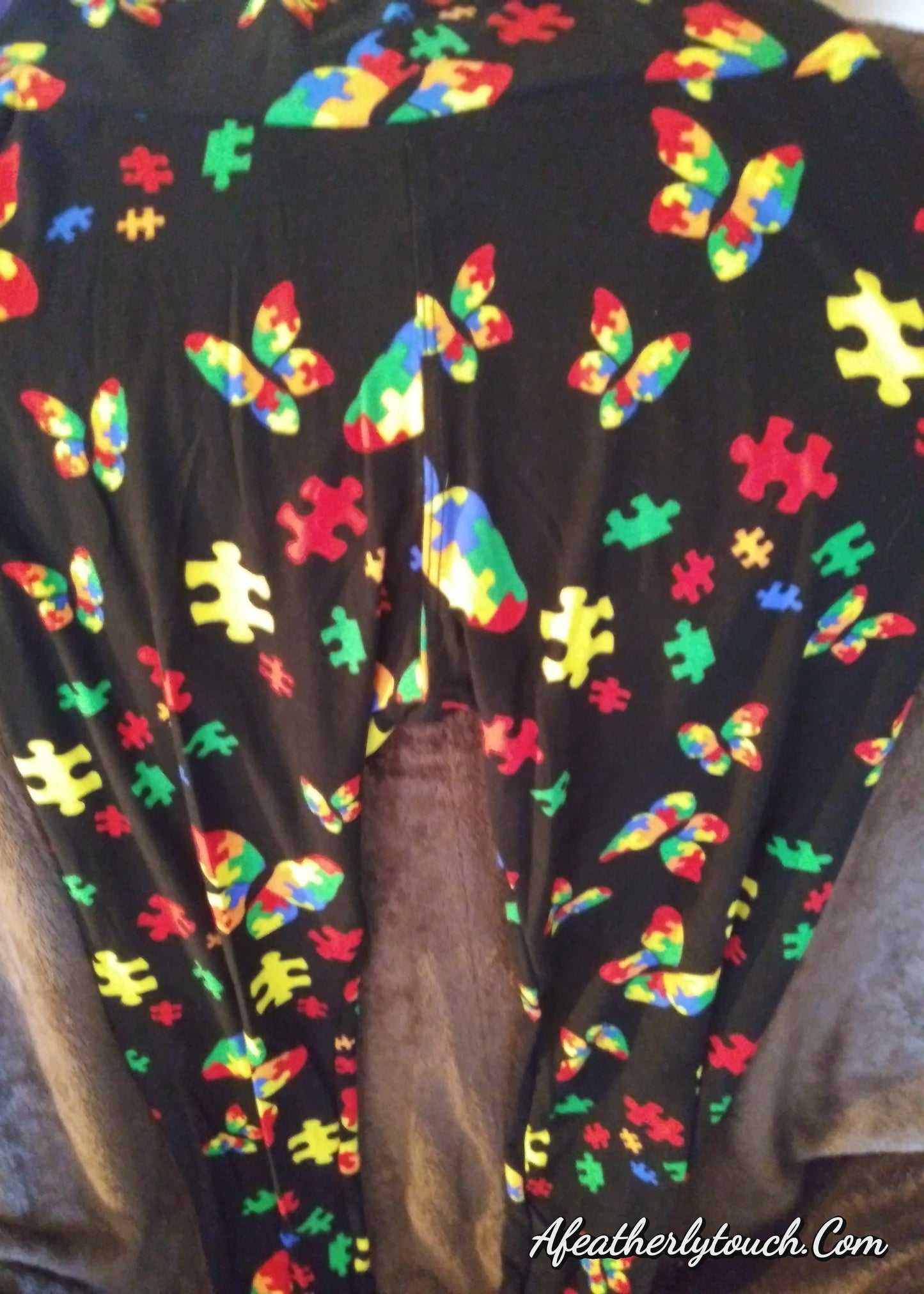 Buttercream soft leggings Autistim Awareness