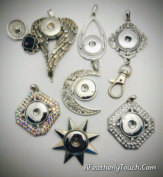 A variety of snap pendants 18mm noosa snaps